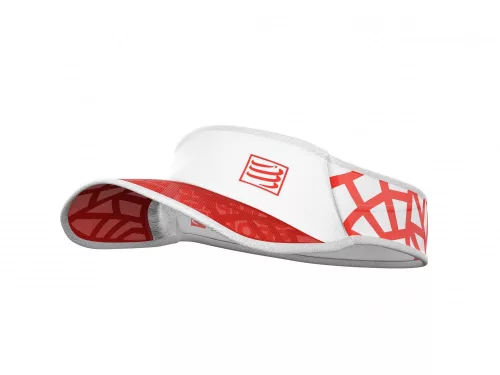 Compressport Spiderweb Ultralight Visor Red/White
