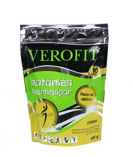Verofit izotóniás italpor (citrom ízesítésű) 600 g