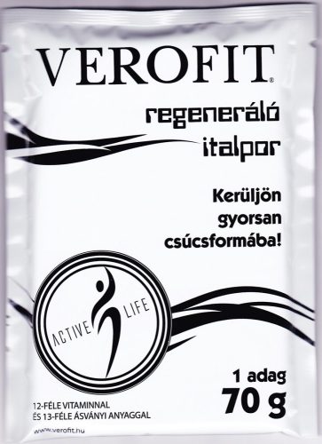 Verofit regeneráló italpor (eper ízesítésű) 70 g