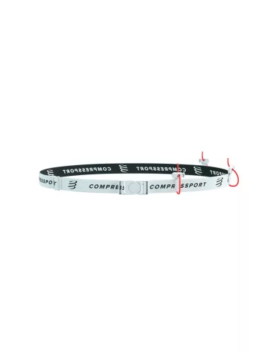 Compressport Race Belt White
