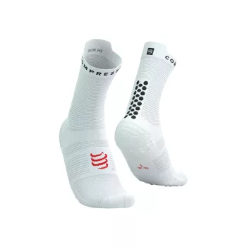 Compressport Pro Racing Socks V4.0 Run (Quarter) White/Black