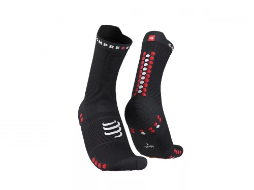 Compressport Pro Racing Socks V4.0 Run (Quarter) Black 39-41