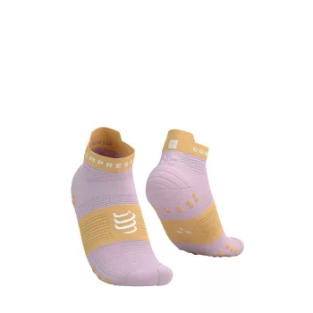   Compressport Pro Racing Socks V4.0 Run (Low) Roseate/Buff Orange