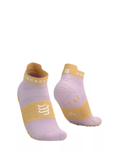 Compressport Pro Racing Socks V4.0 Run (Low) Roseate/Buff Orange