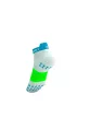 Compressport Pro Racing Socks V4.0 Run (Low) White/Norse Blue/Neon Green