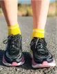 Compressport Pro Racing Socks V4.0 Run (Low) Green Sheen/White