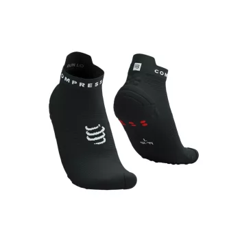 Compressport Pro Racing Socks V4.0 Run (Low) Black/White