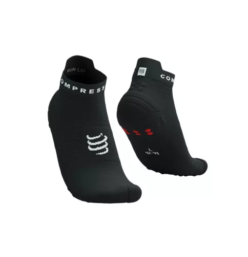 Compressport Pro Racing Socks V4.0 Run (Low) Black/White