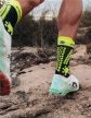 Compressport Pro Racing Socks V4.0 Trail (Crew) Black/Safery Yellow/Neon Pink 45-48