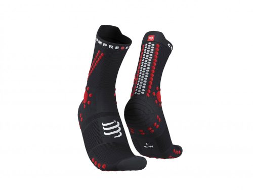 CompresSport Pro Racing Socks V4.0 Trail (Crew) Black/Red