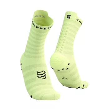  Compressport Pro Racing Socks V4.0 Ultralight Run (Quarter) Shadow Lime/Black