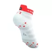 Compressport Pro Racing Socks V4.0 Ultralight Run (Low) White/Fluo Red/Black