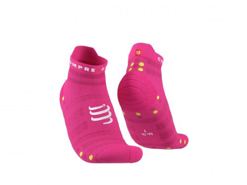 CompresSport Pro Racing Socks V4.0 Ultralight Run (Low) Fluo Pink