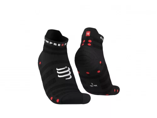 Compressport Pro Racing Socks V4.0 Ultralight Run (Low) Black/Red 39-41